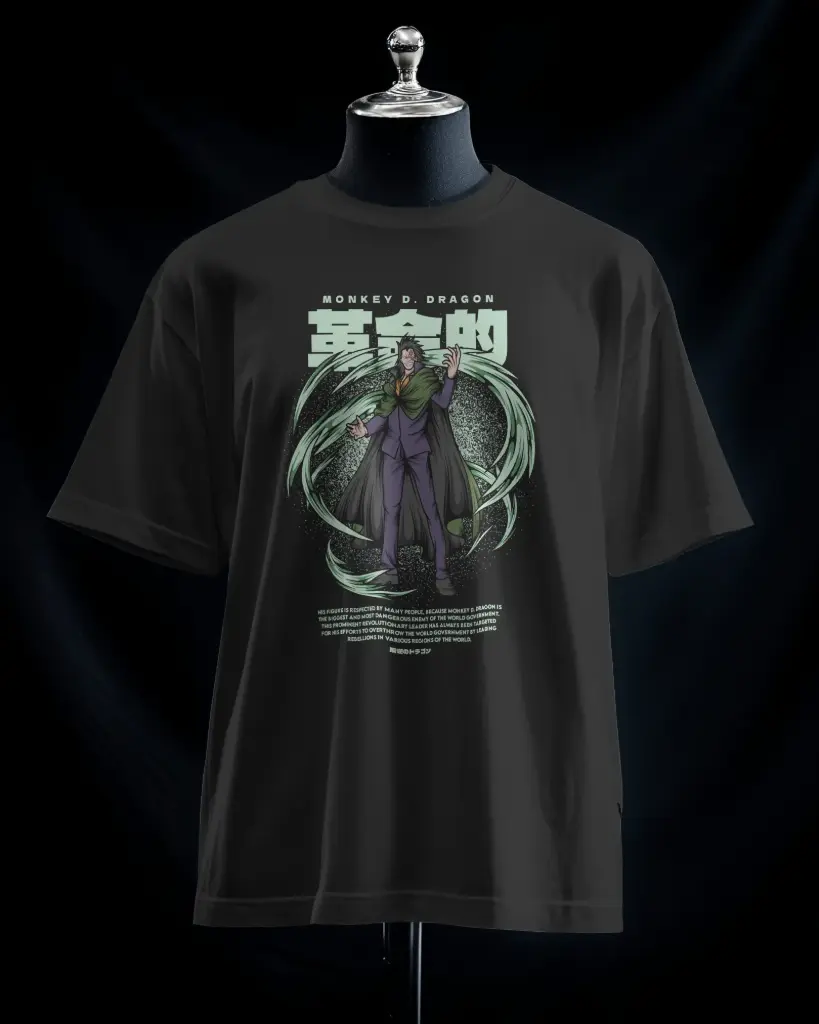 Monkey D. Dragon T-Shirt – One Piece Revolutionary Army Tee 