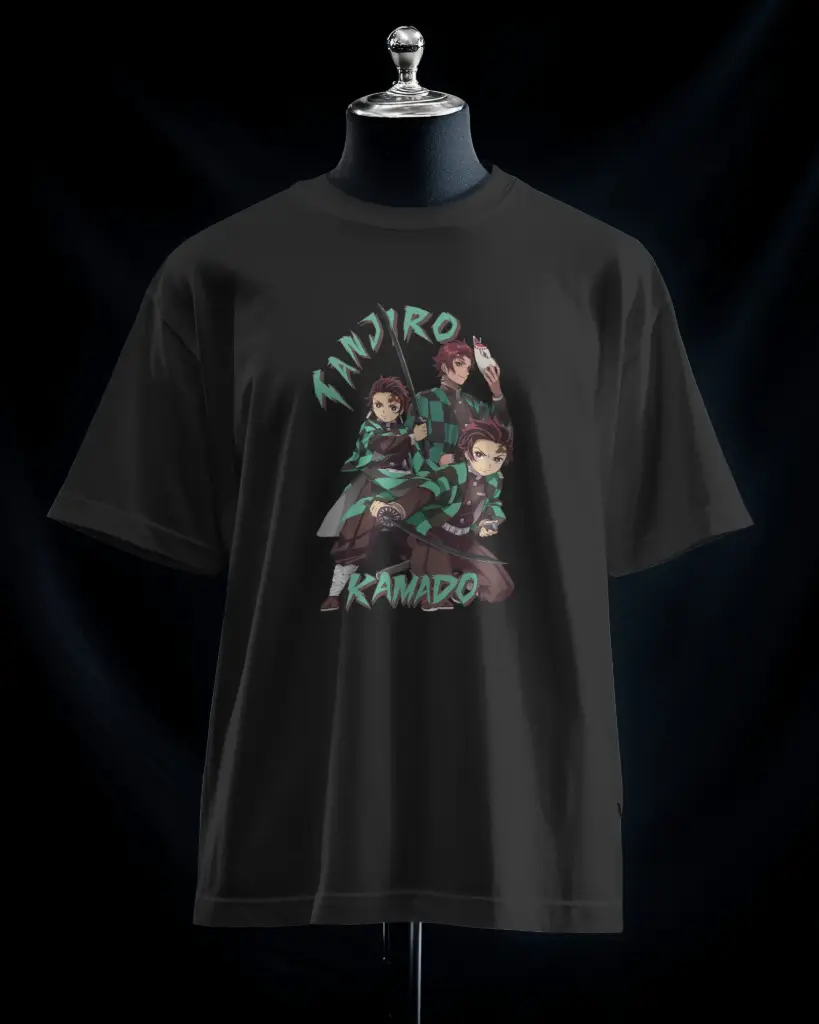Tanjiro Kamado T-Shirt – Demon Slayer Anime Tee 