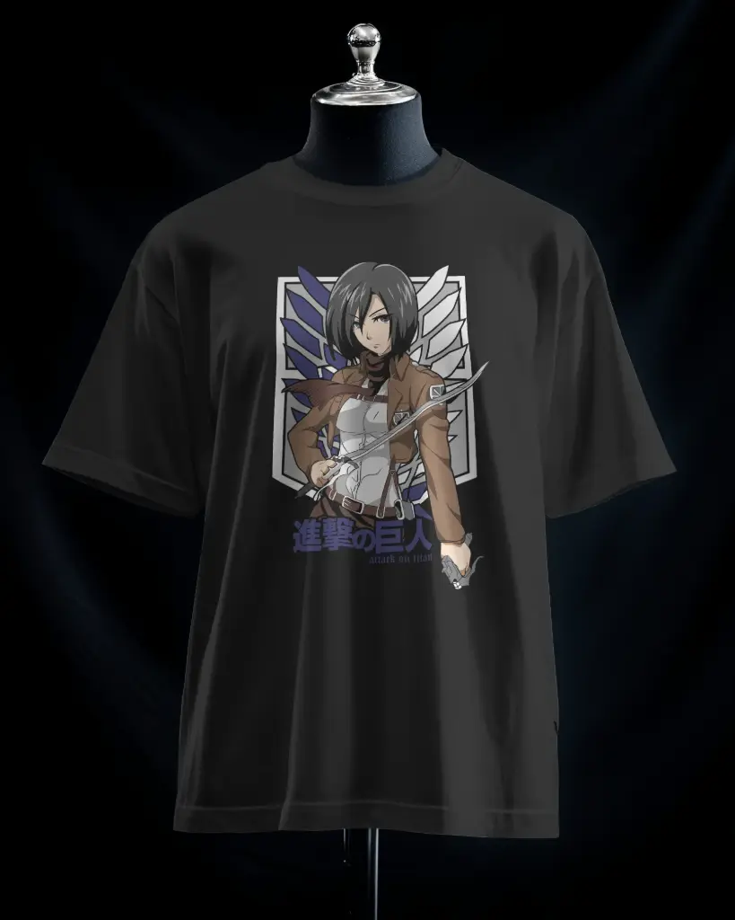 Mikasa Ackerman T-Shirt – Attack on Titan Survey Corps Tee
