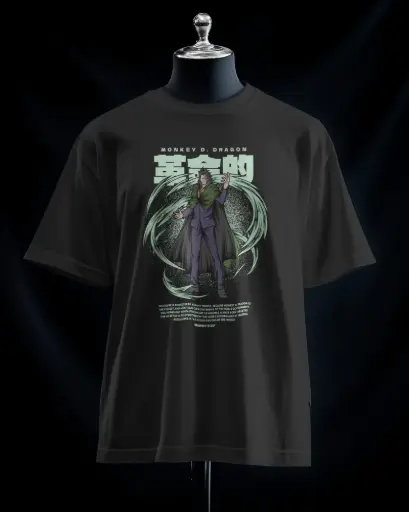 Monkey D. Dragon T-Shirt – One Piece Revolutionary Army Tee 