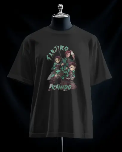 Tanjiro Kamado T-Shirt – Demon Slayer Anime Tee 